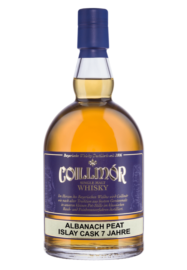 Coillmór Single Malt Whisky 46%vol. Islay Cask ALBANACH PEAT (7 Jahre)